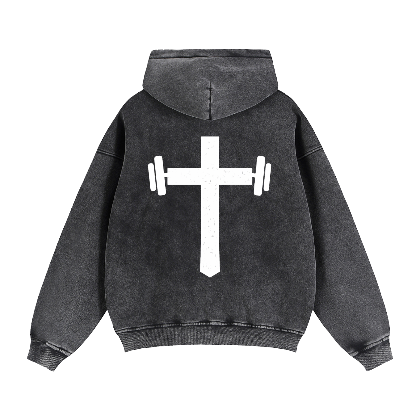 Zip-Through Boxy Fleece Hoodie